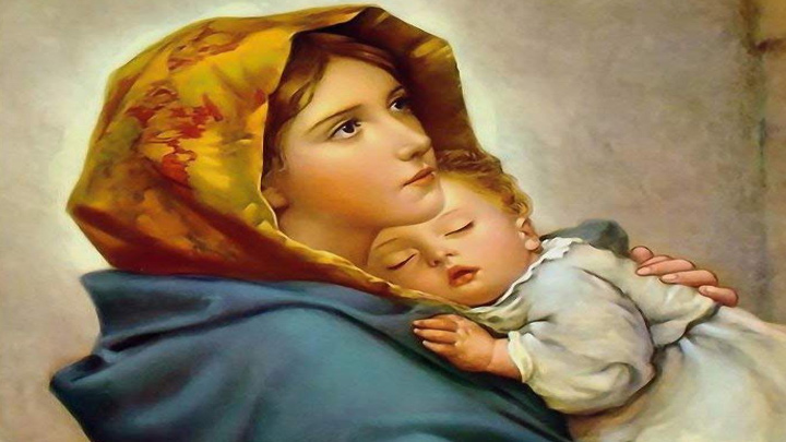 ste-mary-and-jesus أبصاليات وذكصولوجيات لصوم السيدة العذراء