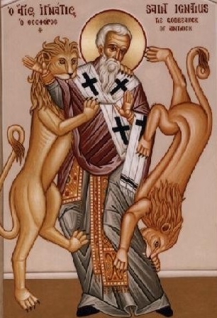 Saint-Ignatius-of-Antioch أسقفكم كرمز لله - القديس الشهيد أغناطيوس الأنطاكي