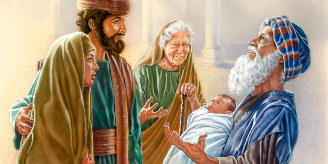 church.baby-jesus-presented-to-the-temple1-1100x550 تسبحة الأربعاء من عيد الميلاد إلى عيد الختان
